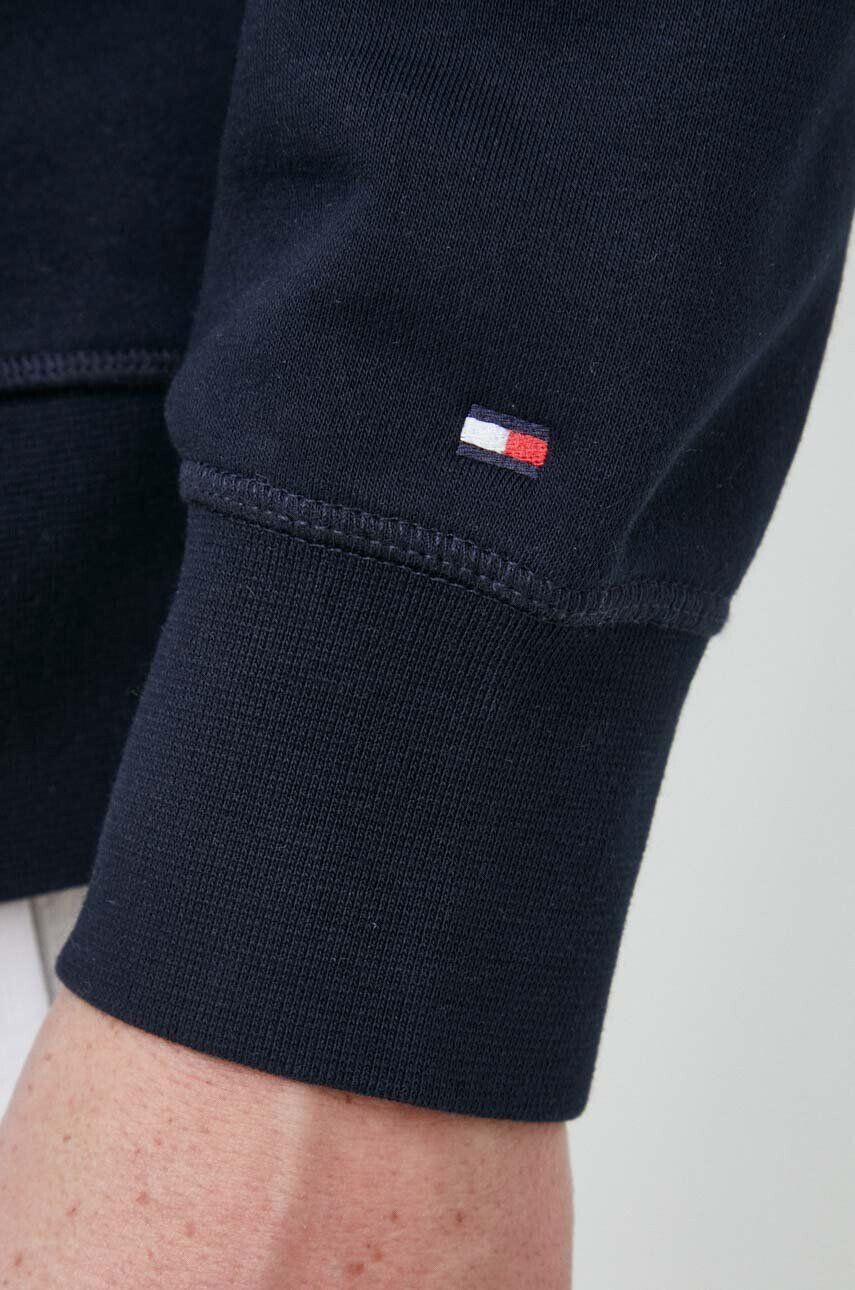 Tommy Hilfiger Mikina tmavomodrá farba jednofarebná - Pepit.sk