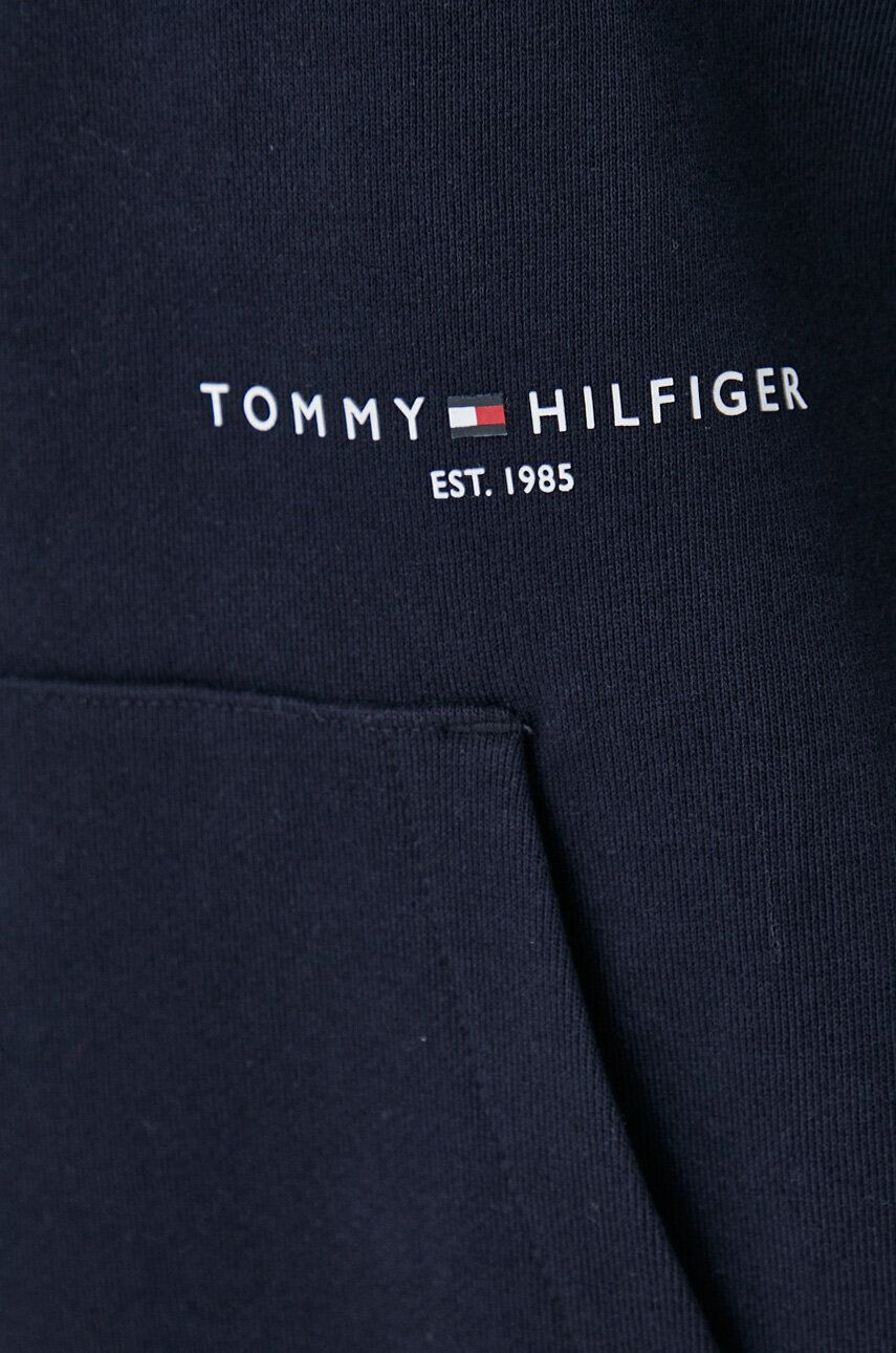 Tommy Hilfiger Mikina pánska tmavomodrá farba s kapucňou jednofarebná - Pepit.sk