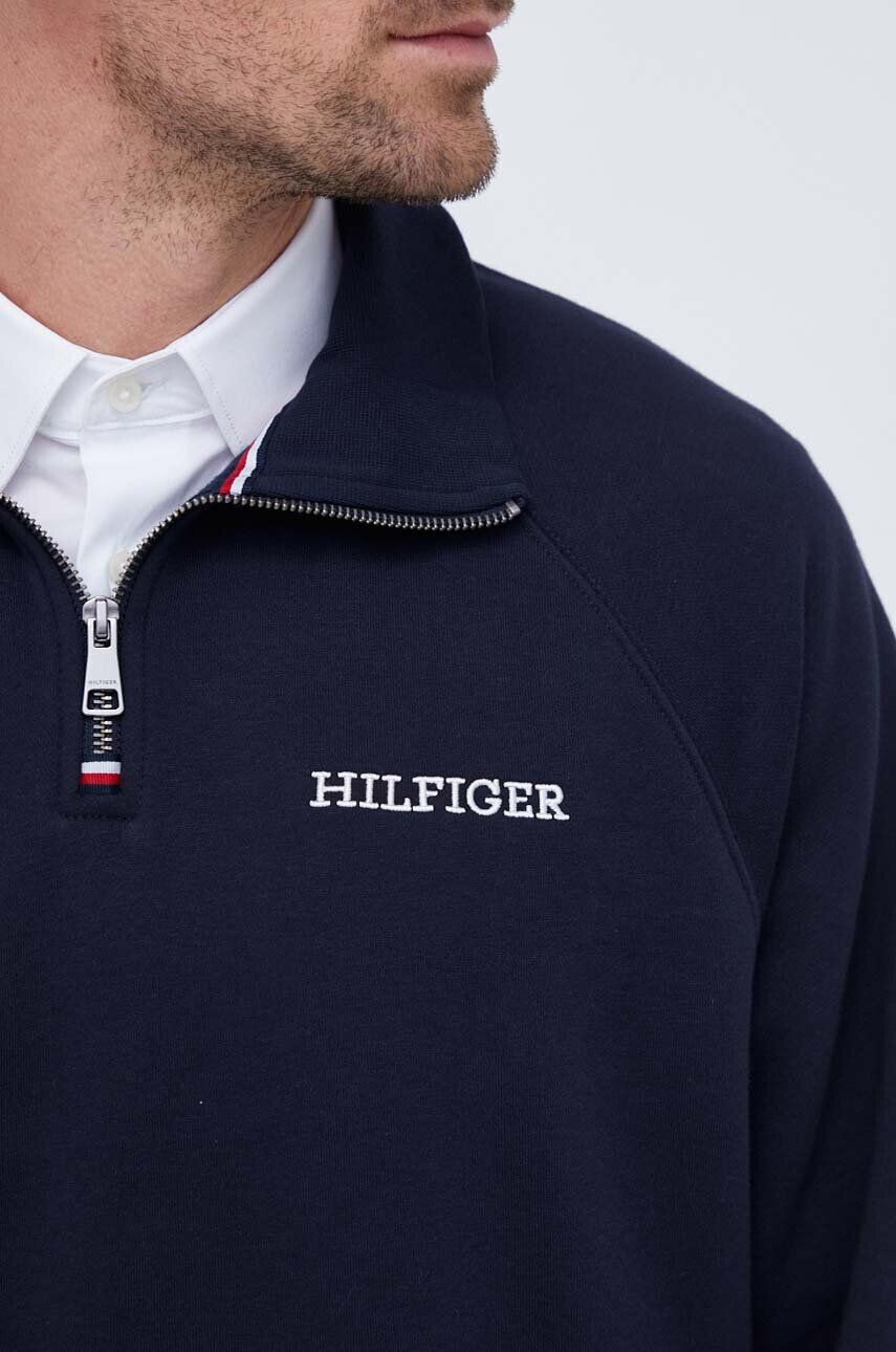 Tommy Hilfiger Mikina pánska šedá farba s potlačou - Pepit.sk