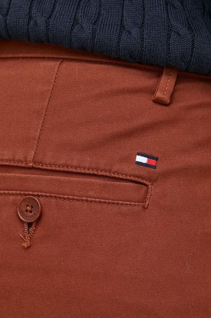 Tommy Hilfiger Nohavice pánske čierna farba priliehavé - Pepit.sk