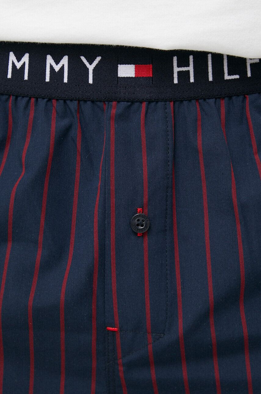 Tommy Hilfiger Nohavice tmavomodrá farba rovné - Pepit.sk