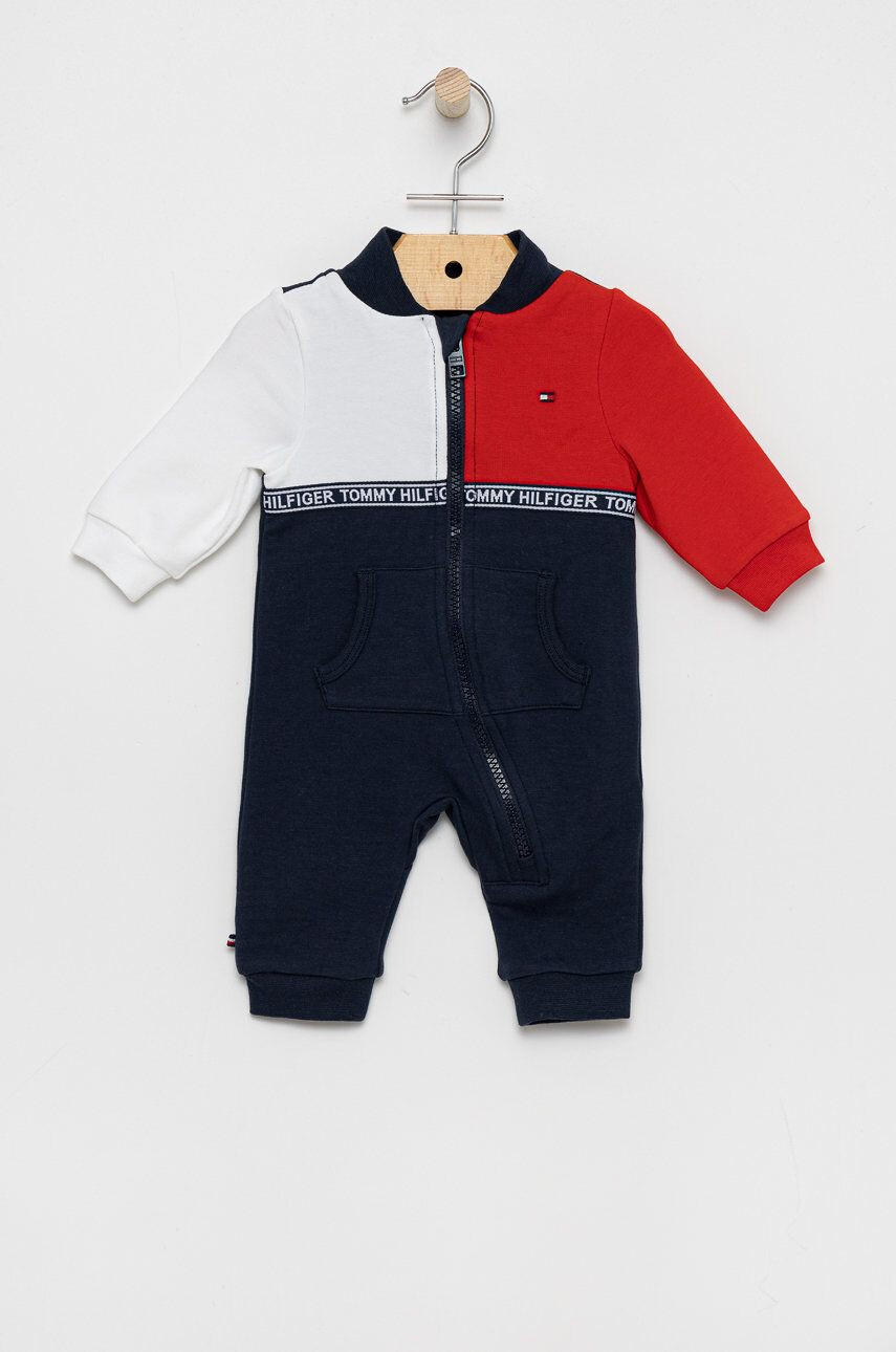 Tommy Hilfiger Overal pre bábätká tmavomodrá farba - Pepit.sk