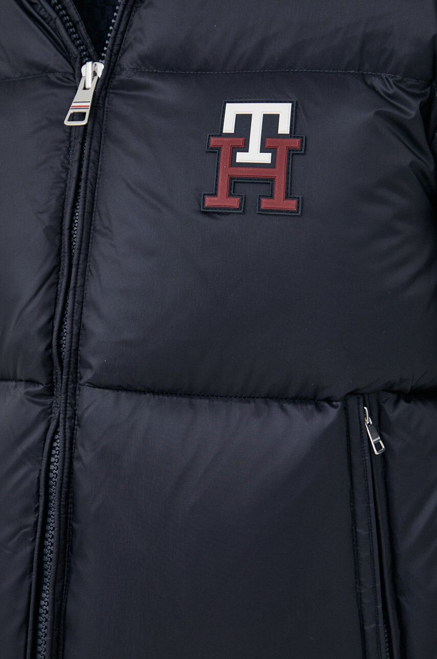 Tommy Hilfiger Páperová bunda dámska béžová farba zimná - Pepit.sk