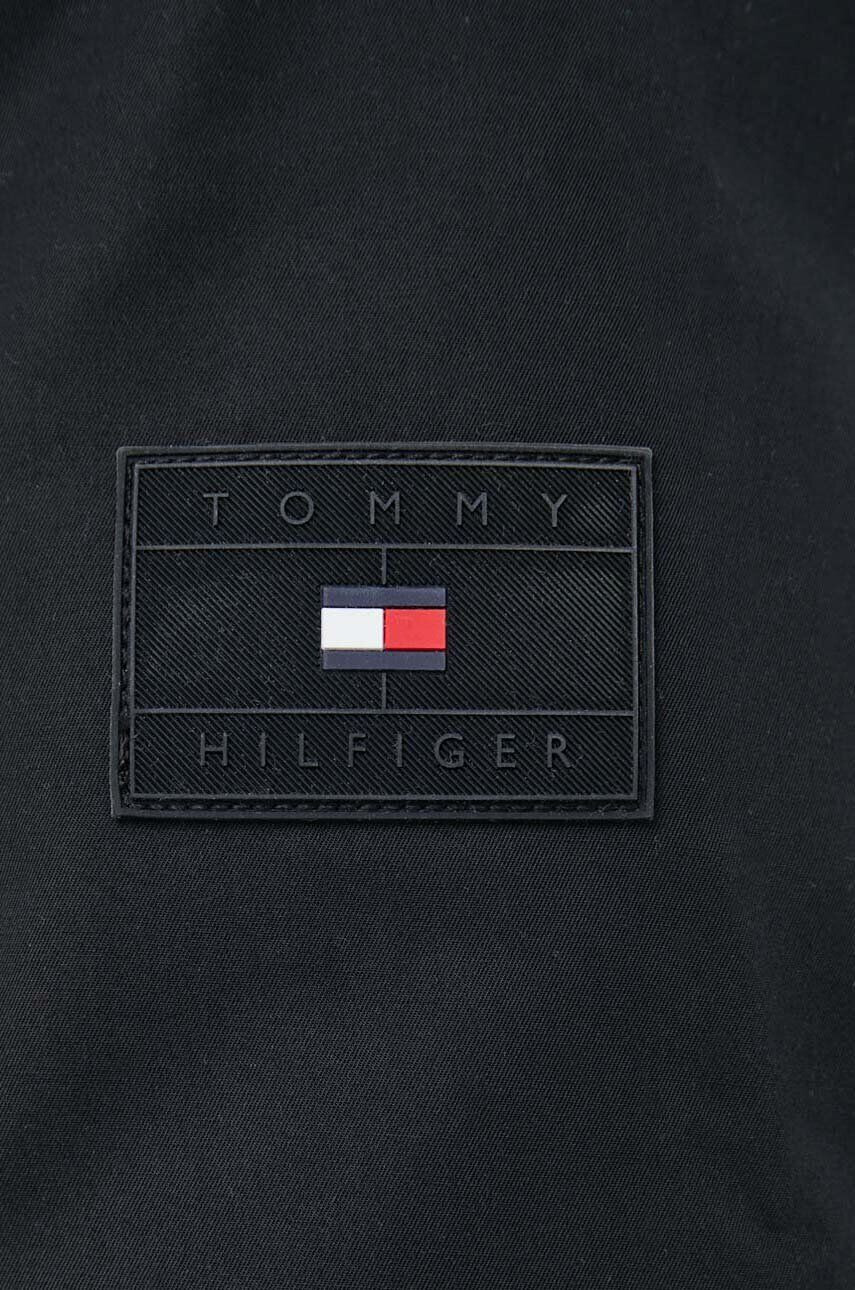 Tommy Hilfiger Páperová bunda pánska čierna farba zimná - Pepit.sk