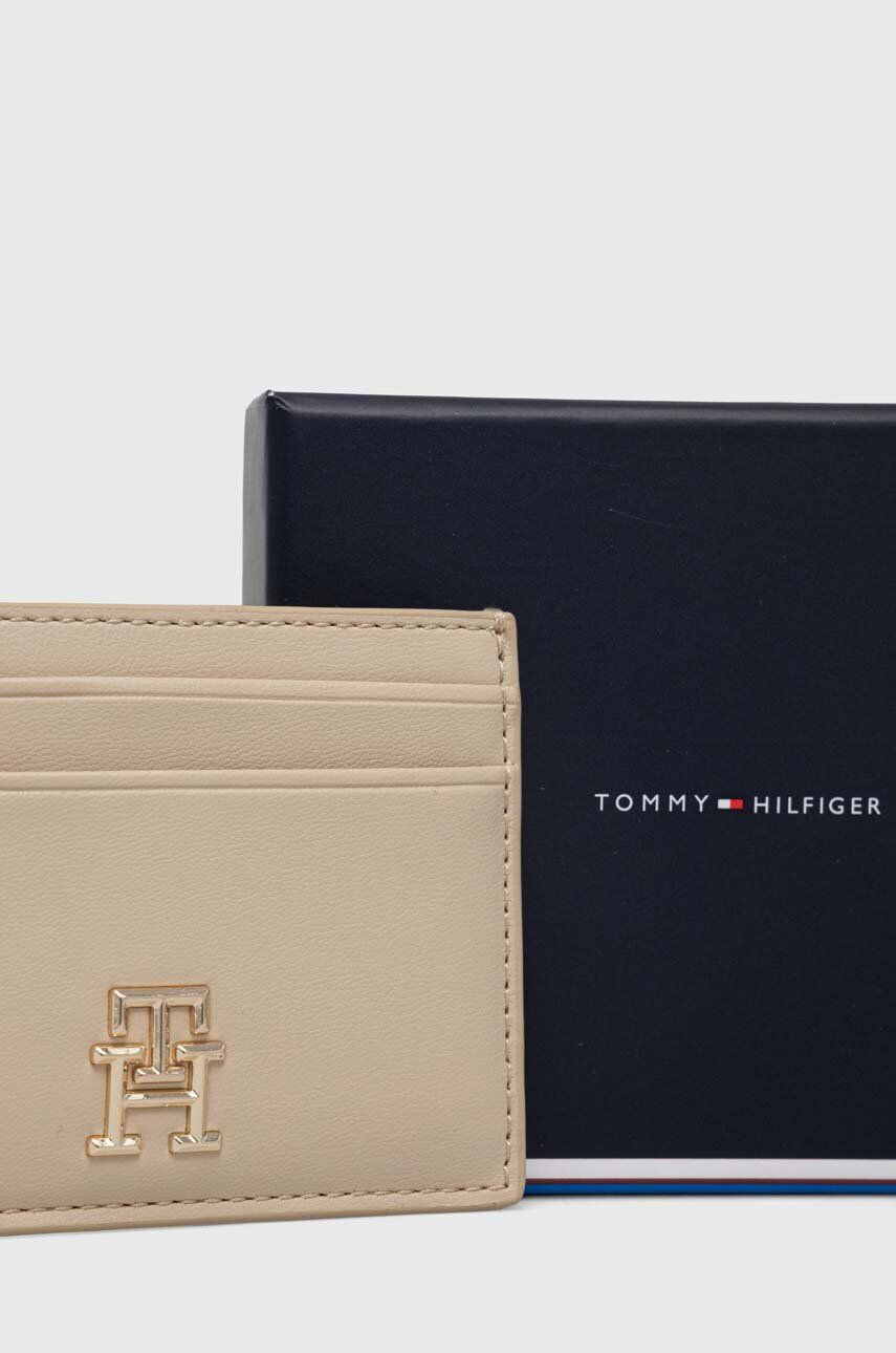 Tommy Hilfiger Peňaženka béžová farba - Pepit.sk