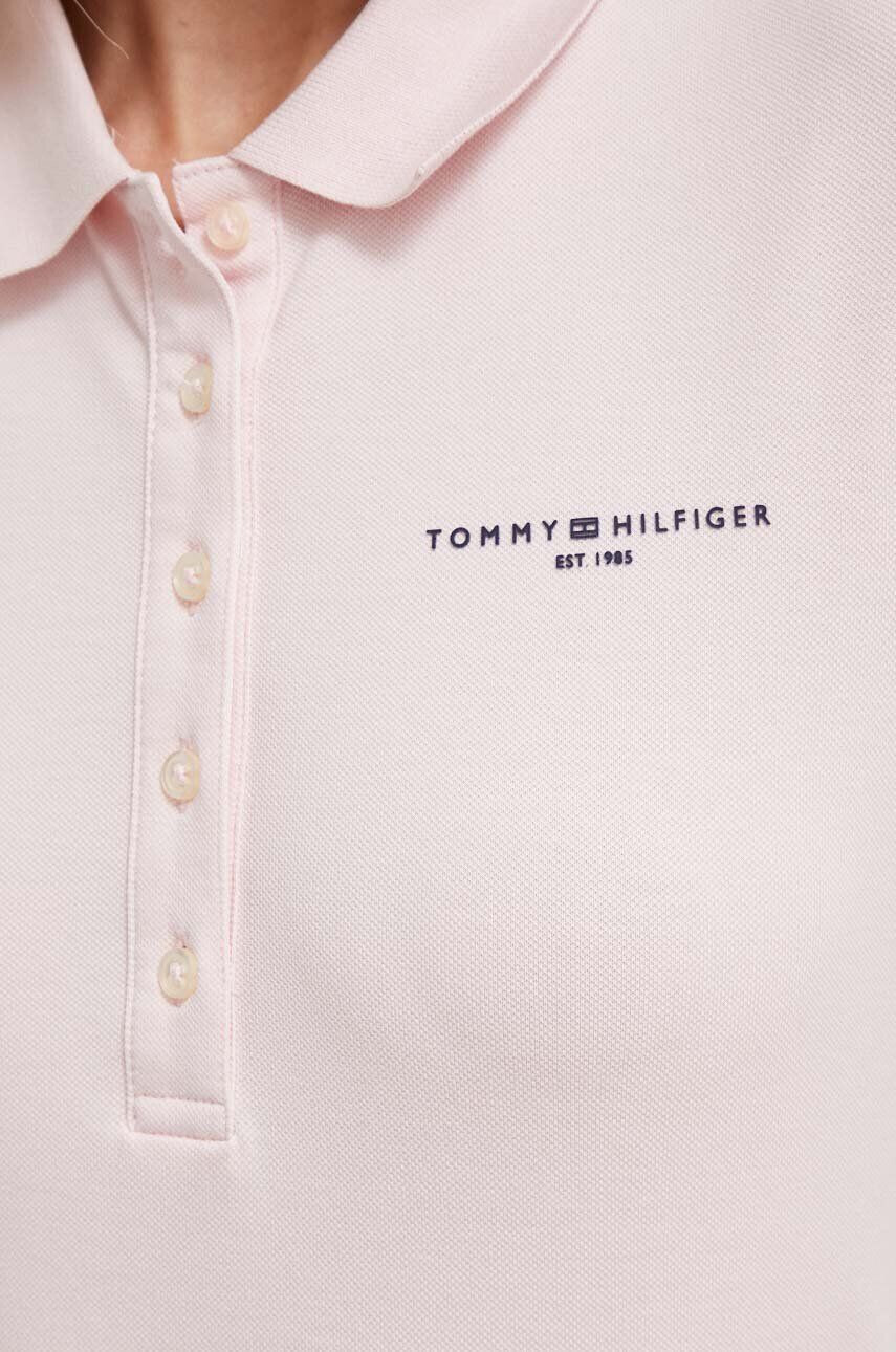 Tommy Hilfiger Polo tričko dámsky ružová farba - Pepit.sk