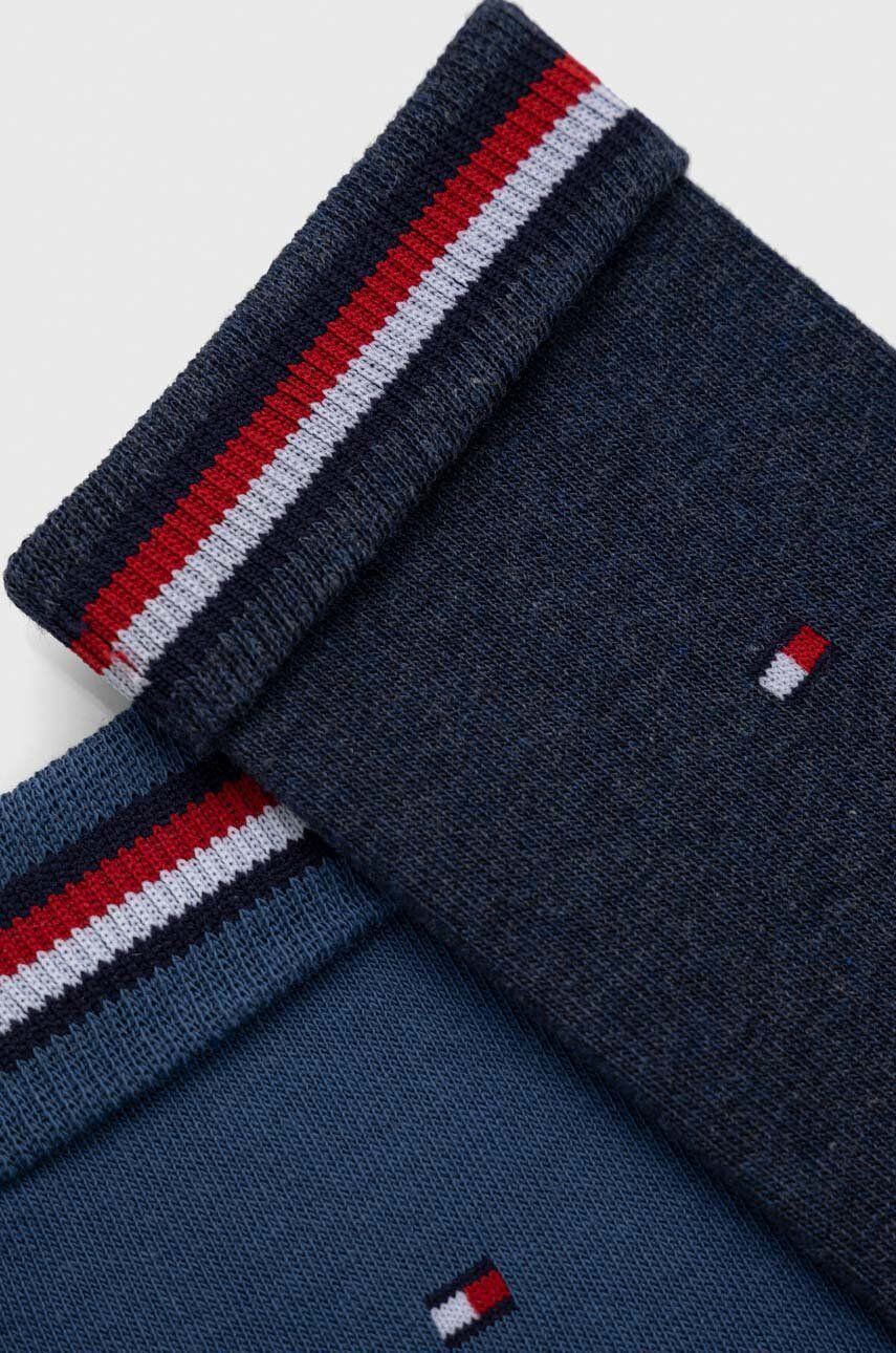 Tommy Hilfiger Ponožky 2-pak pánske zelená farba - Pepit.sk