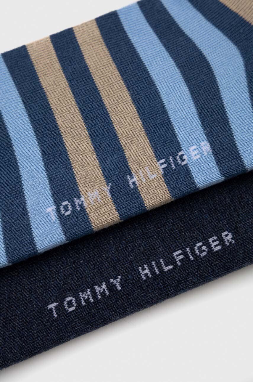 Tommy Hilfiger Ponožky 2-pak pánske zelená farba - Pepit.sk