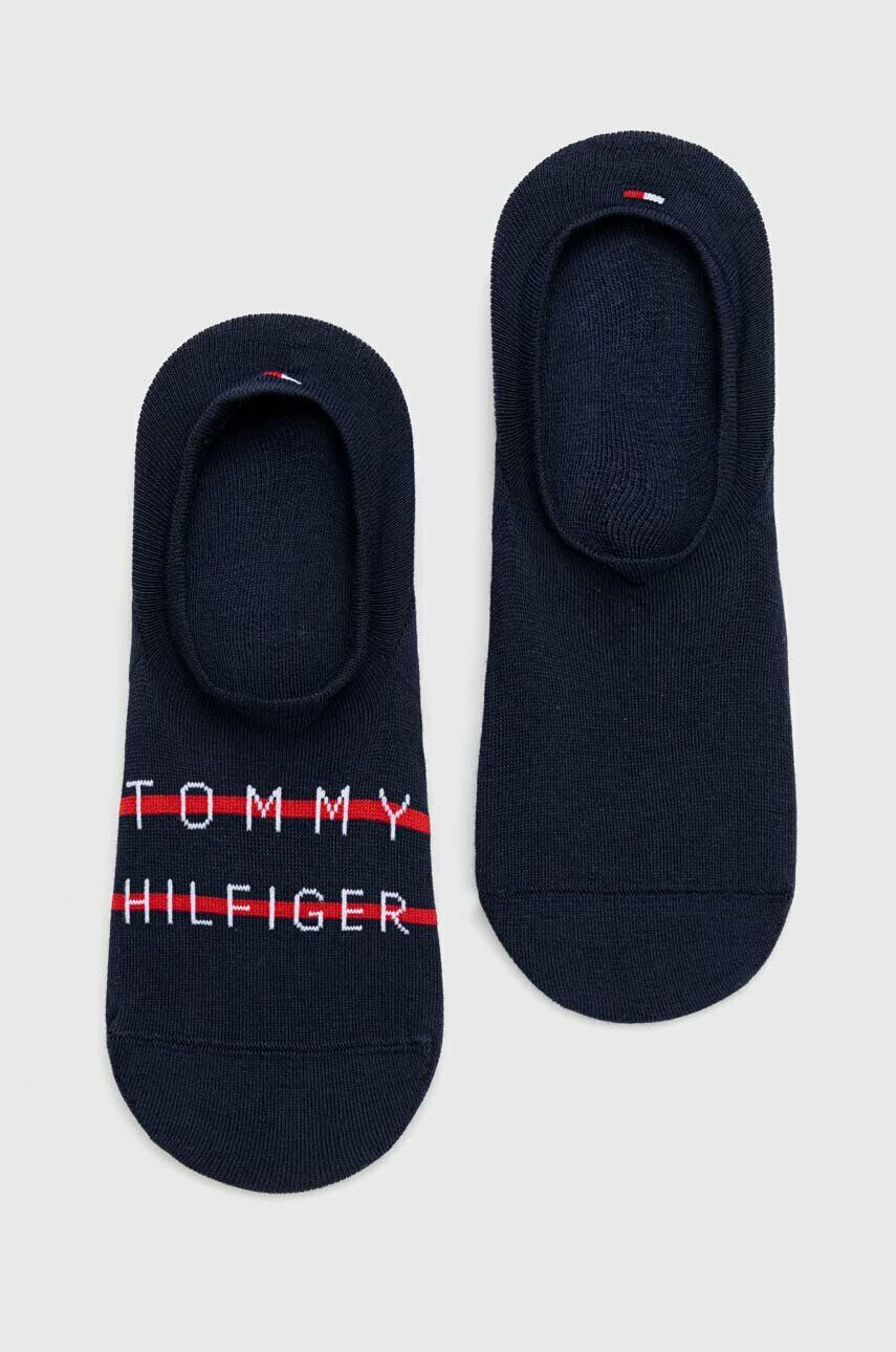 Tommy Hilfiger Ponožky 2-pak pánske tmavomodrá farba - Pepit.sk