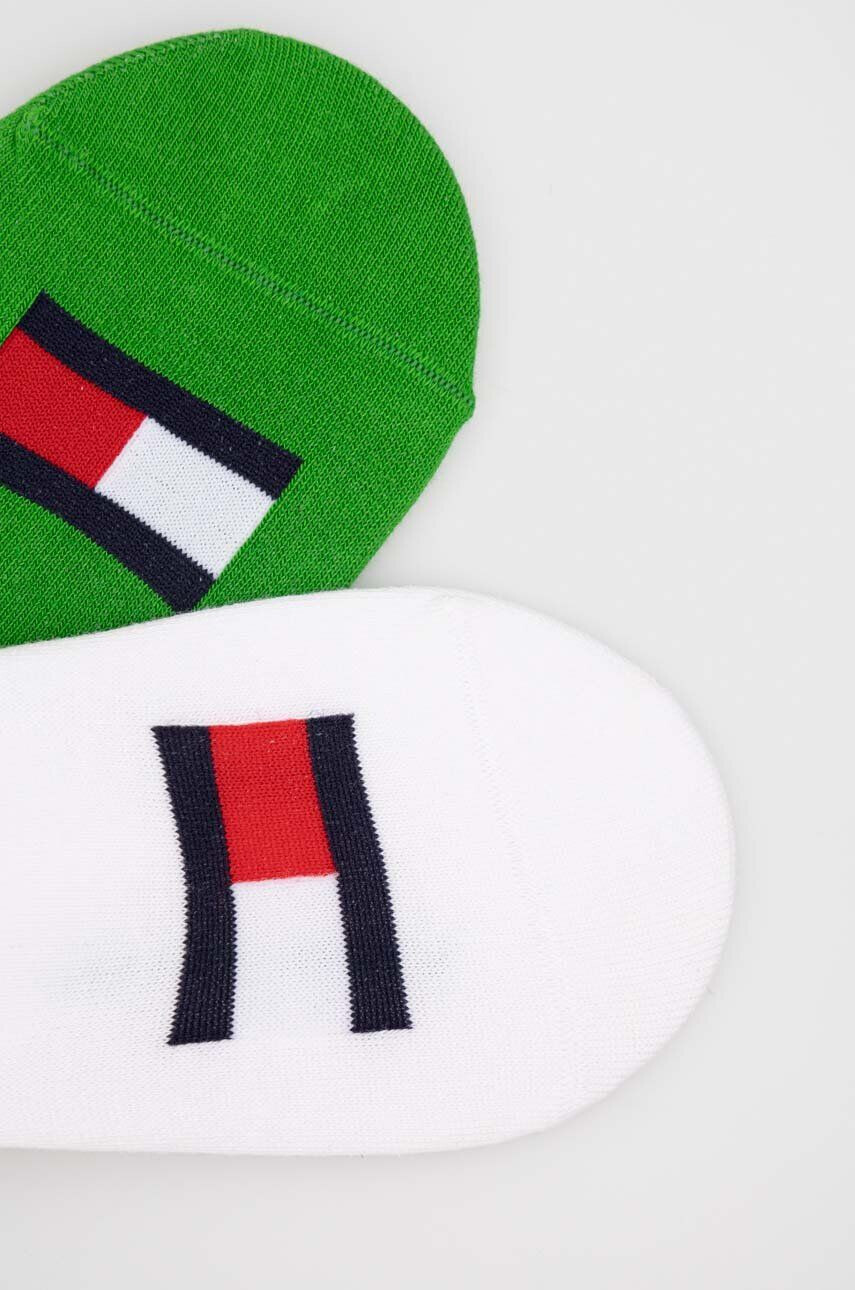 Tommy Hilfiger Ponožky 2-pak pánske zelená farba - Pepit.sk