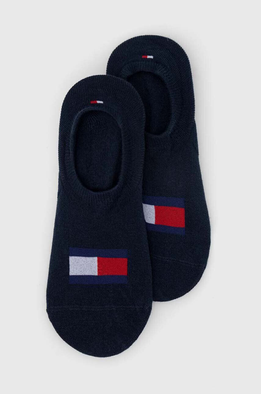 Tommy Hilfiger Ponožky 2-pak pánske tmavomodrá farba - Pepit.sk