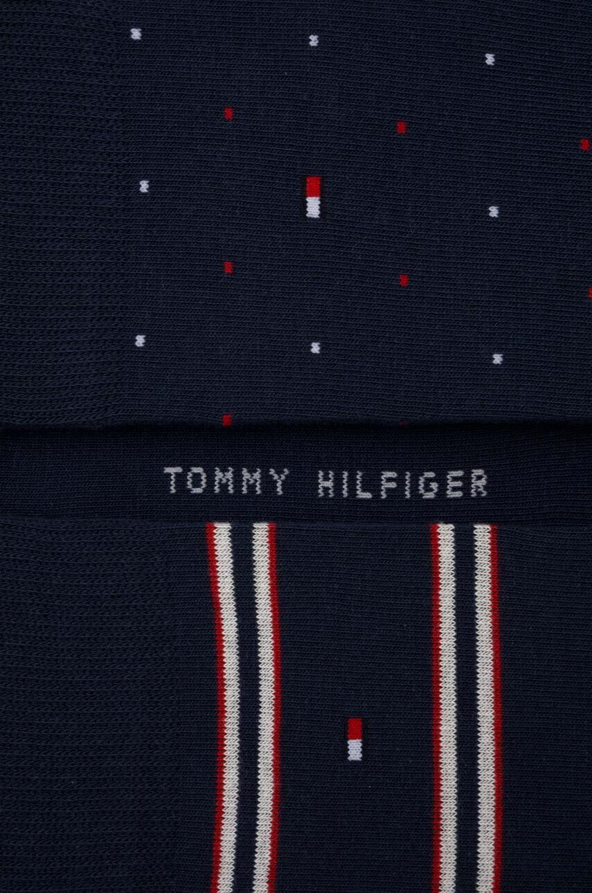 Tommy Hilfiger Ponožky 4-pak pánske tmavomodrá farba - Pepit.sk