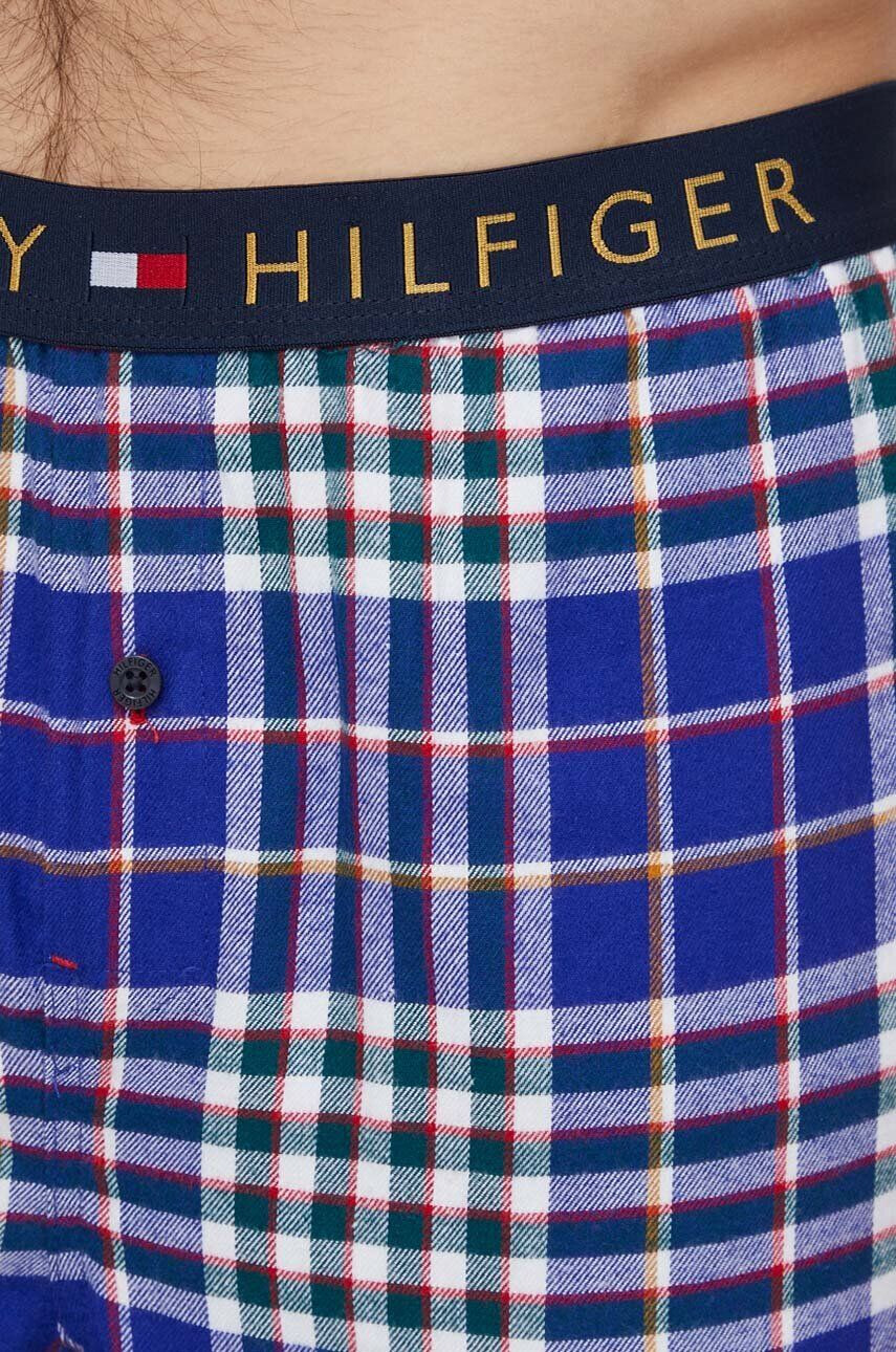 Tommy Hilfiger Pyžamové nohavice pánske tmavomodrá farba vzorovaná - Pepit.sk