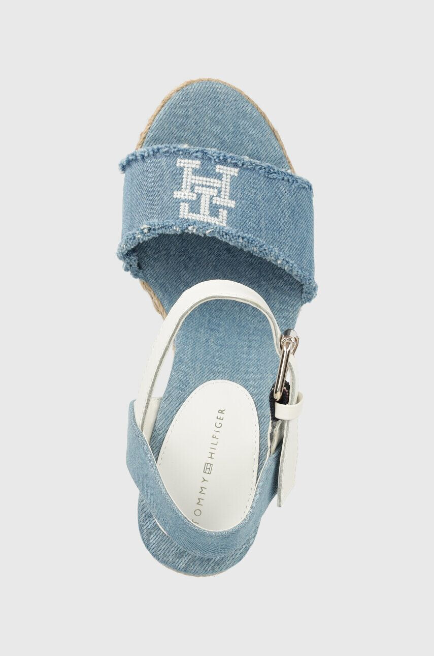 Tommy Hilfiger Sandále DENIM WEDGE SANDAL dámske na kline FW0FW07079 - Pepit.sk