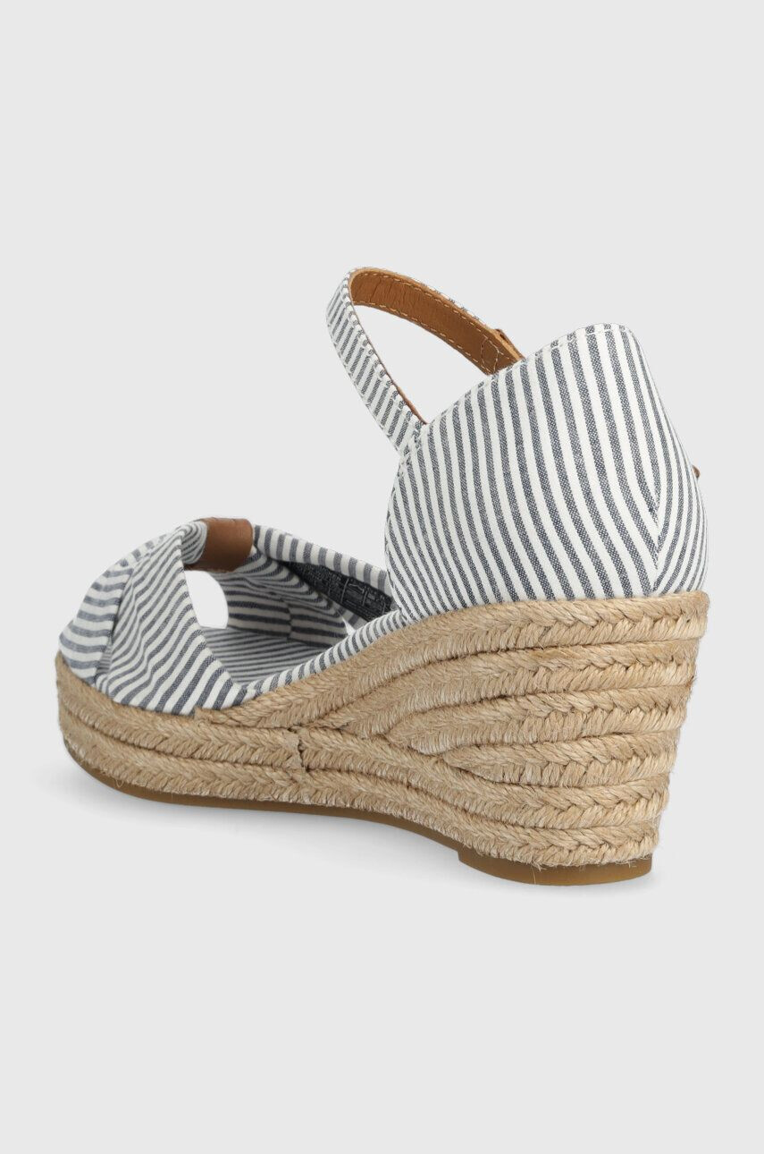 Tommy Hilfiger Sandále HIGH WEDGE SEERSUCKER dámske na kline FW0FW07158 - Pepit.sk