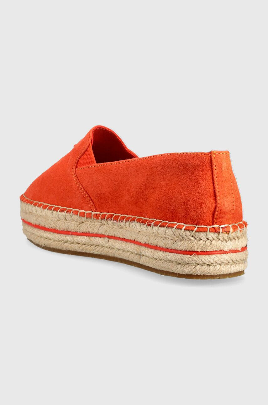 Tommy Hilfiger Semišové espadrilky TH SUEDE FLATFORM ESPADRILLE béžová farba na platforme FW0FW07069 - Pepit.sk