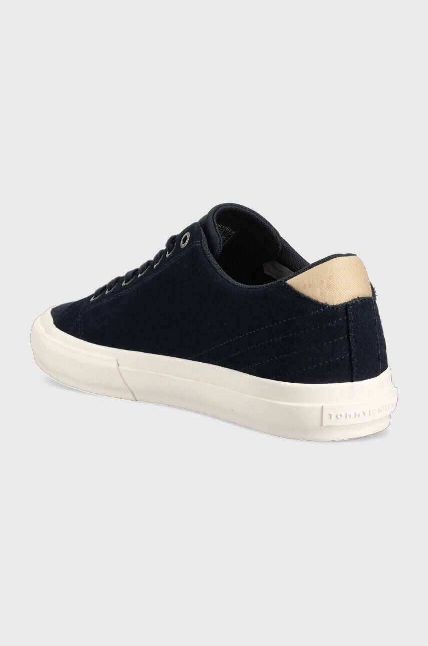 Tommy Hilfiger Semišové tenisky TH HI VULC STREET LOW tmavomodrá farba FM0FM04590 - Pepit.sk