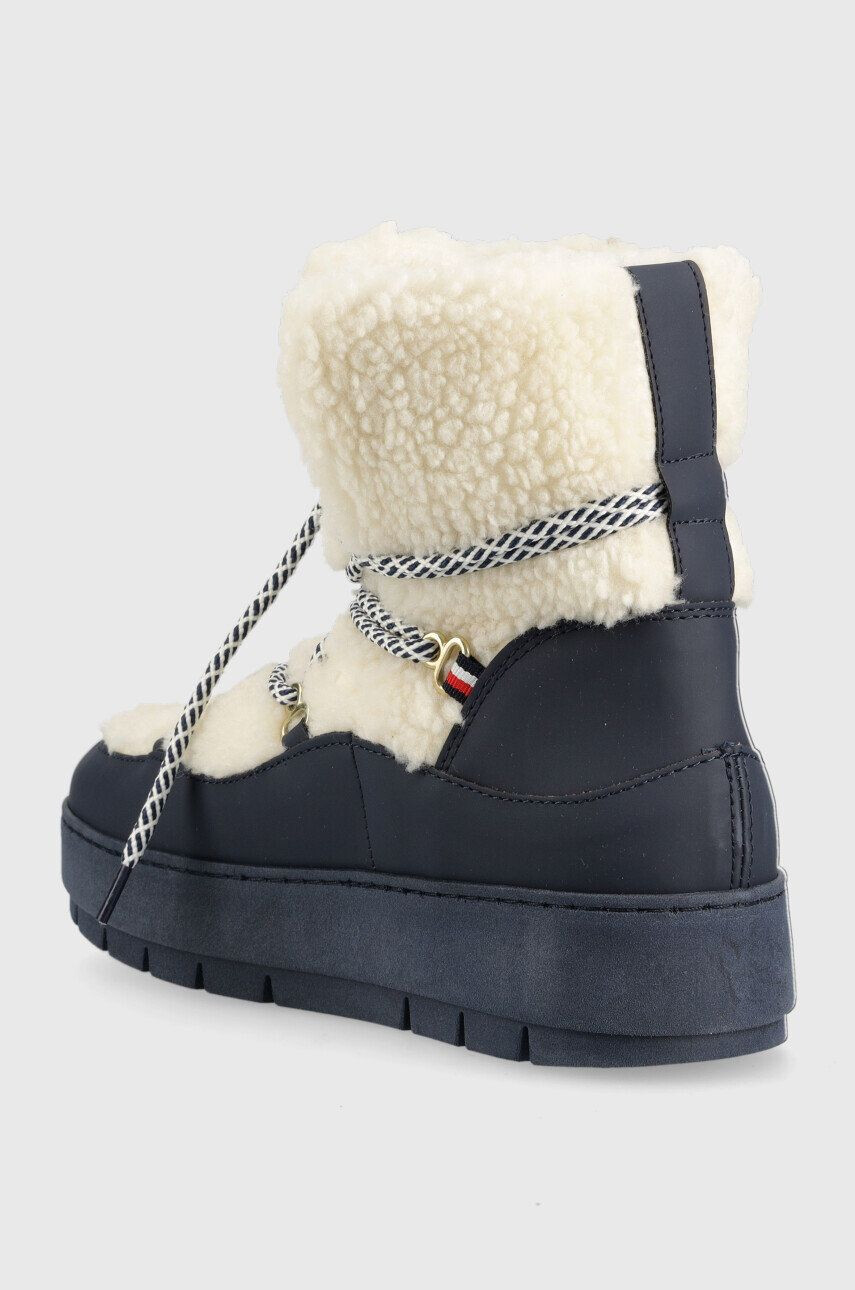 Tommy Hilfiger Snehule FW0FW06850 TH FAUX FUR SNOW BOOTIE - Pepit.sk