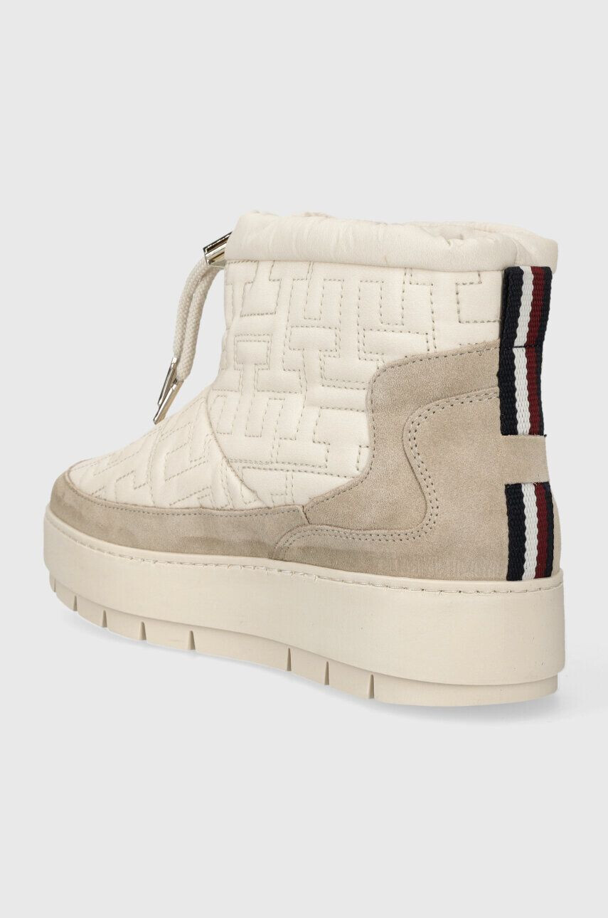 Tommy Hilfiger Snehule TOMMY MONOGRAM SNOWBOOT béžová farba FW0FW07637 - Pepit.sk