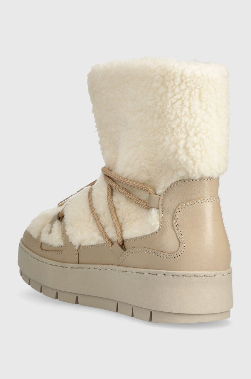 Tommy Hilfiger Snehule TOMMY TEDDY SNOWBOOT béžová farba FW0FW07505 - Pepit.sk