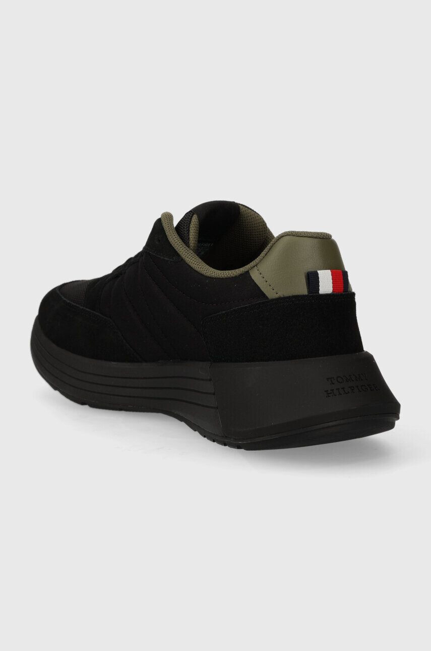 Tommy Hilfiger Tenisky CLASSIC ELEVATED RUNNER MIX čierna farba FM0FM04636 - Pepit.sk