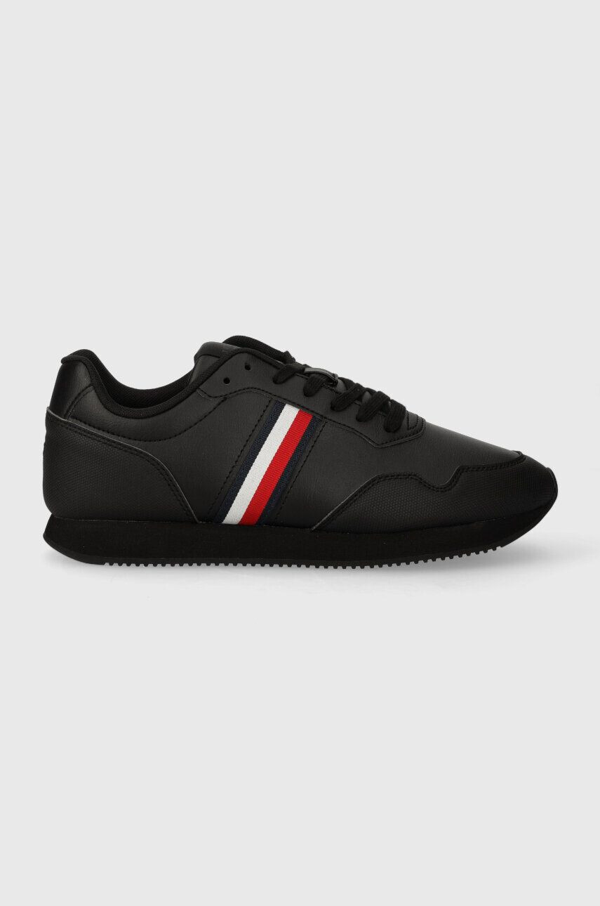 Tommy Hilfiger Tenisky CORE LO RUNNER PU LTH čierna farba FM0FM04834 - Pepit.sk