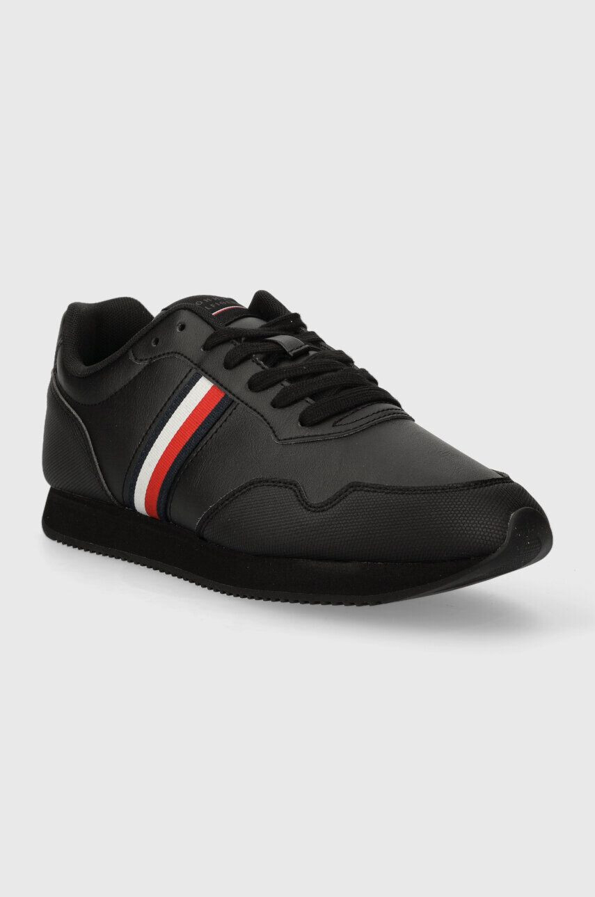 Tommy Hilfiger Tenisky CORE LO RUNNER PU LTH čierna farba FM0FM04834 - Pepit.sk