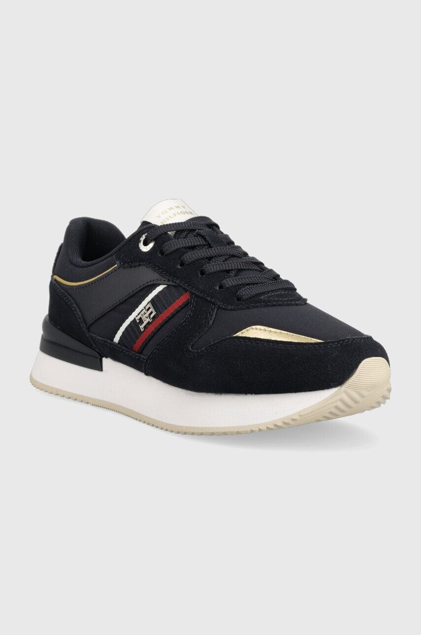 Tommy Hilfiger Tenisky CORP WEBBING RUNNER béžová farba FW0FW07383 - Pepit.sk