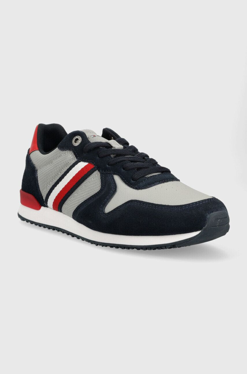 Tommy Hilfiger Tenisky ICONIC RUNNER MIX tmavomodrá farba FM0FM04282 - Pepit.sk