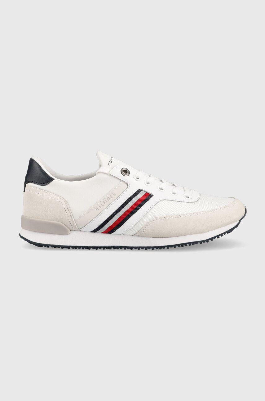 Tommy Hilfiger Tenisky Iconic Sock Runner Mix biela farba - Pepit.sk