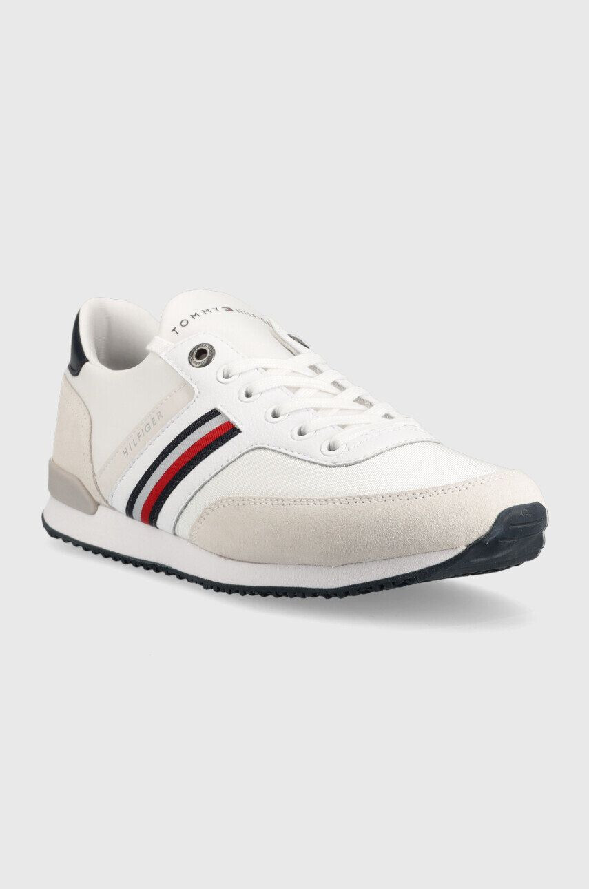 Tommy Hilfiger Tenisky Iconic Sock Runner Mix biela farba - Pepit.sk