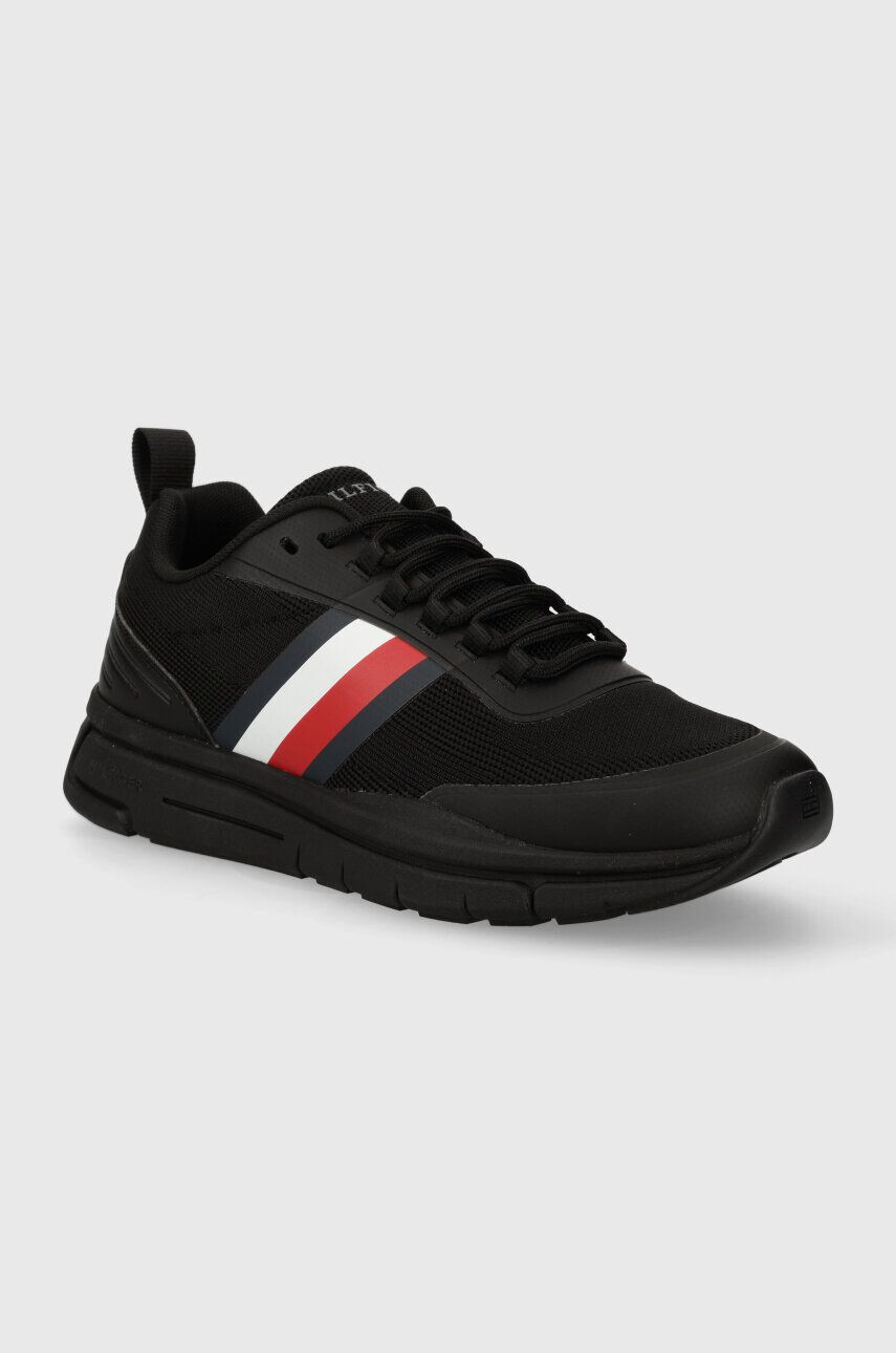 Tommy Hilfiger Tenisky MODERN RUNNER STRIPE čierna farba FM0FM04835 - Pepit.sk