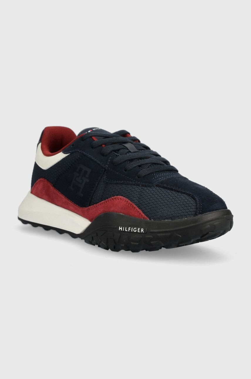 Tommy Hilfiger Tenisky RETRO MODERN RUNNER MIX tmavomodrá farba - Pepit.sk