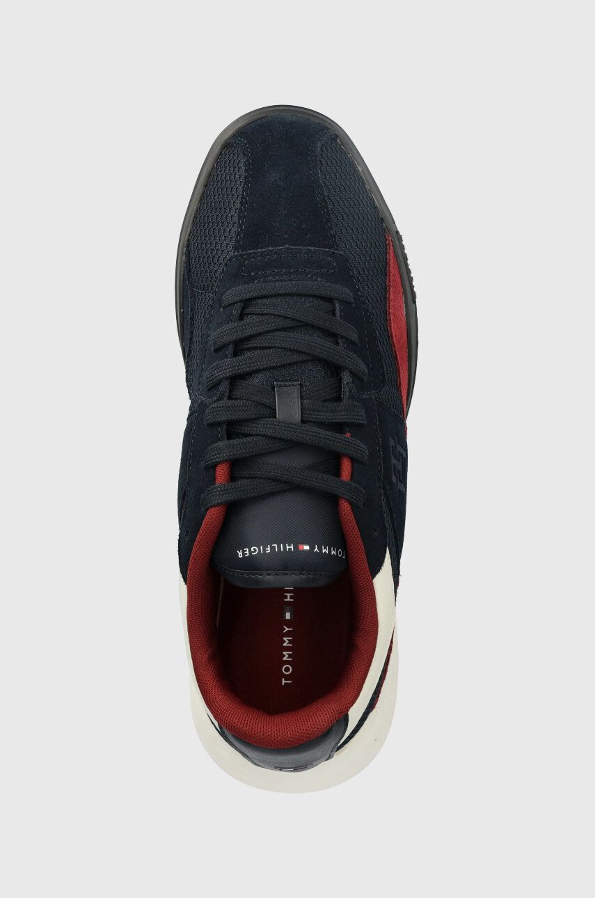 Tommy Hilfiger Tenisky RETRO MODERN RUNNER MIX tmavomodrá farba - Pepit.sk