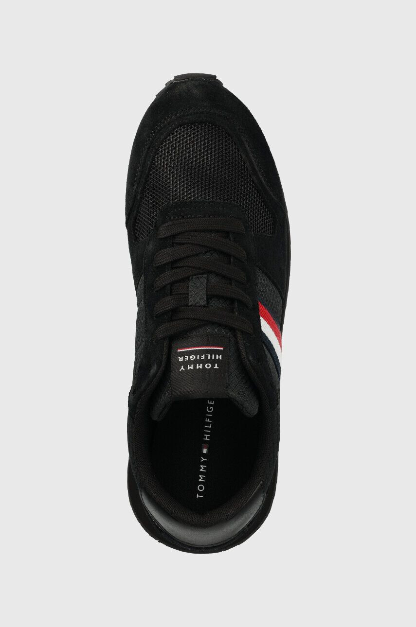 Tommy Hilfiger Tenisky RUNNER EVO MIX čierna farba FM0FM04699 - Pepit.sk