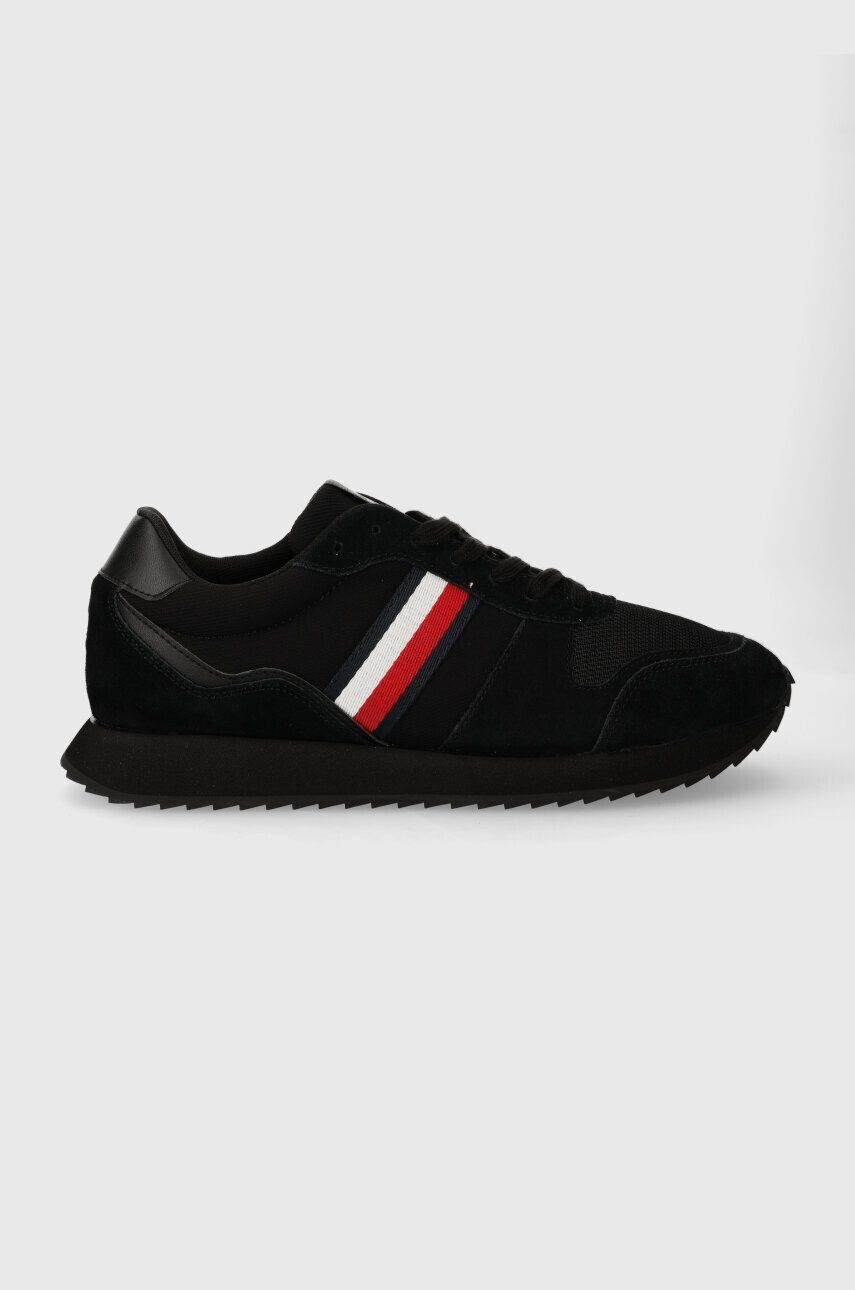 Tommy Hilfiger Tenisky RUNNER EVO MIX ESS čierna farba FM0FM04886 - Pepit.sk