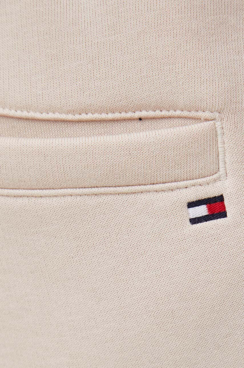 Tommy Hilfiger Tepláky béžová farba s potlačou - Pepit.sk