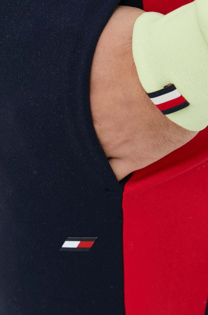 Tommy Hilfiger Tepláky pánske tmavomodrá farba vzorované - Pepit.sk