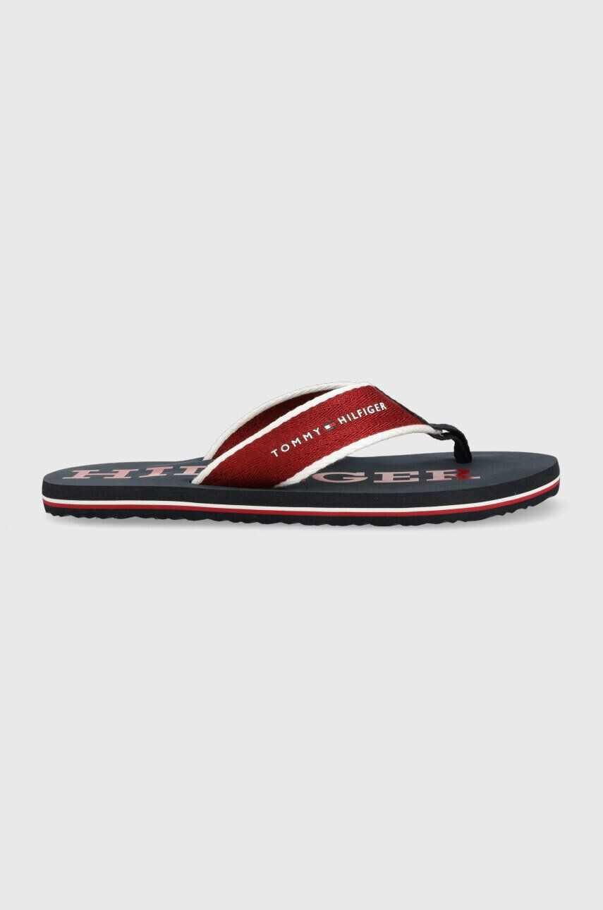 Tommy Hilfiger Žabky CLASSIC HILFIGER BEACH pánske tmavomodrá farba FM0FM04617 - Pepit.sk