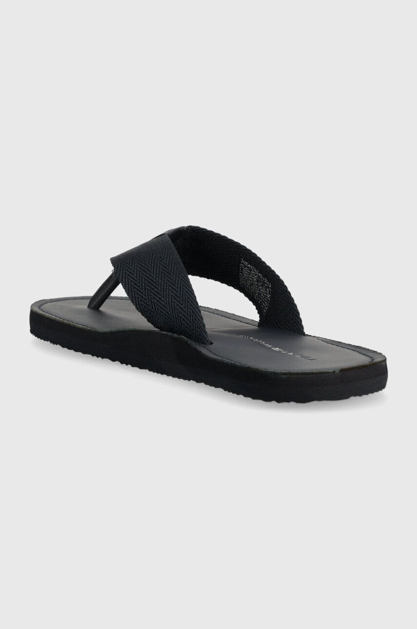 Tommy Hilfiger Žabky HILFIGER LEATHER BEACH SANDAL pánske tmavomodrá farba FM0FM04548 - Pepit.sk