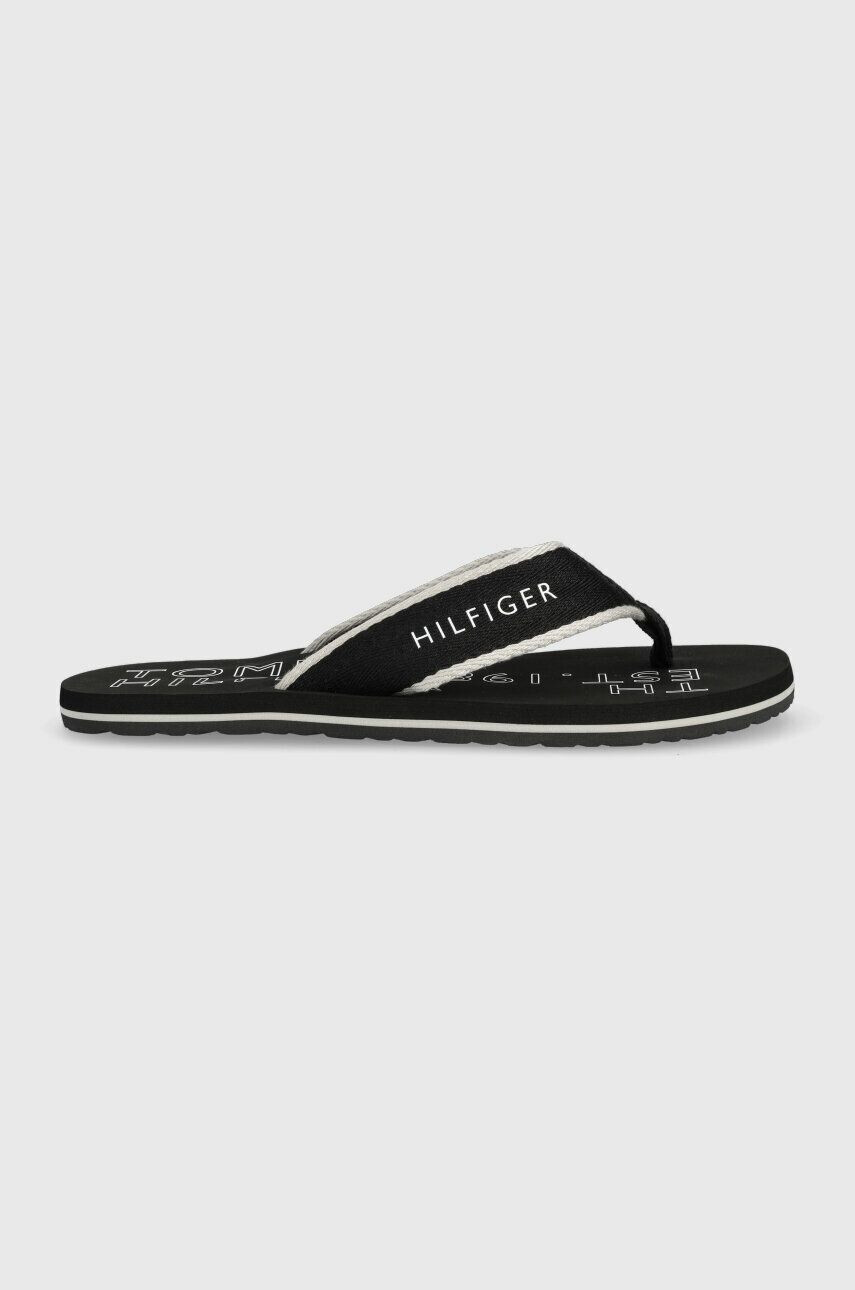 Tommy Hilfiger Žabky SPORTY HILFIGER BEACH SANDAL pánske čierna farba FM0FM04469 - Pepit.sk