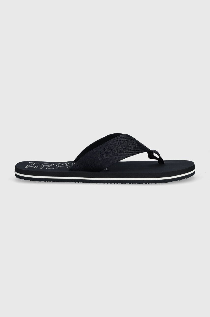 Tommy Hilfiger Žabky TONAL HILFIGER BEACH SANDAL pánske tmavomodrá farba FM0FM04472 - Pepit.sk