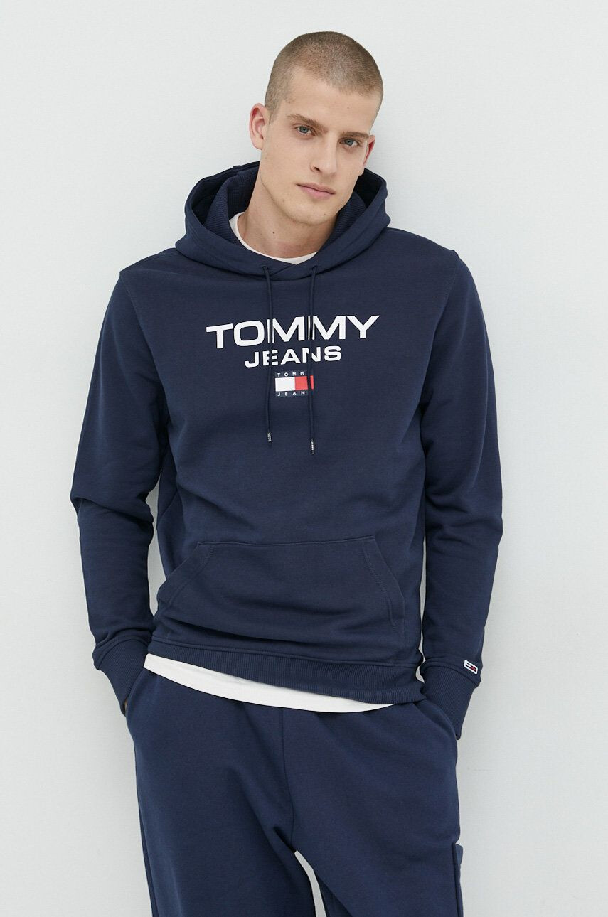 Tommy Jeans Bavlnená mikina dámska čierna farba jednofarebná - Pepit.sk