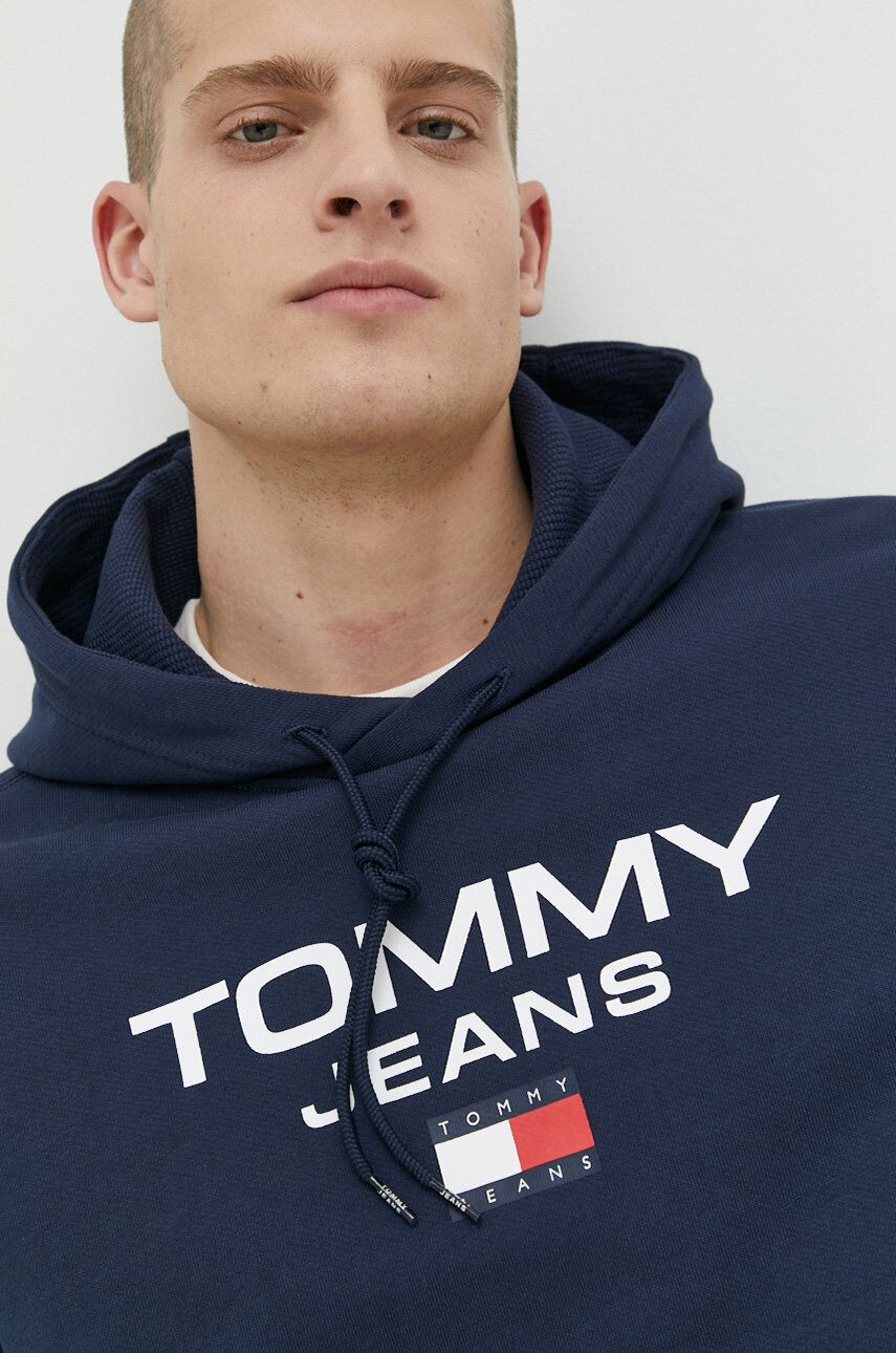 Tommy Jeans Bavlnená mikina dámska čierna farba jednofarebná - Pepit.sk