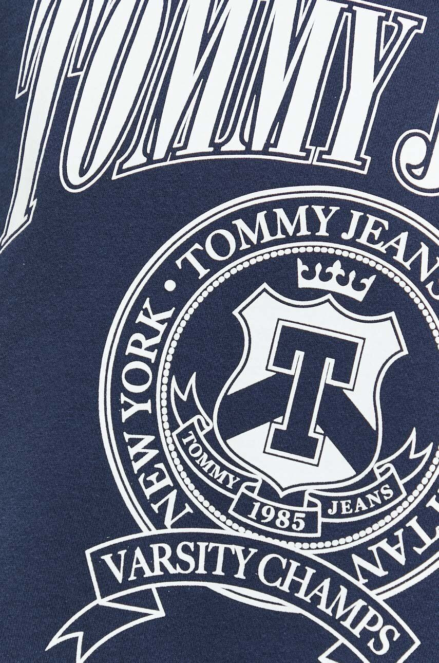 Tommy Jeans Bavlnená mikina dámska zelená farba s kapucňou s nášivkou - Pepit.sk