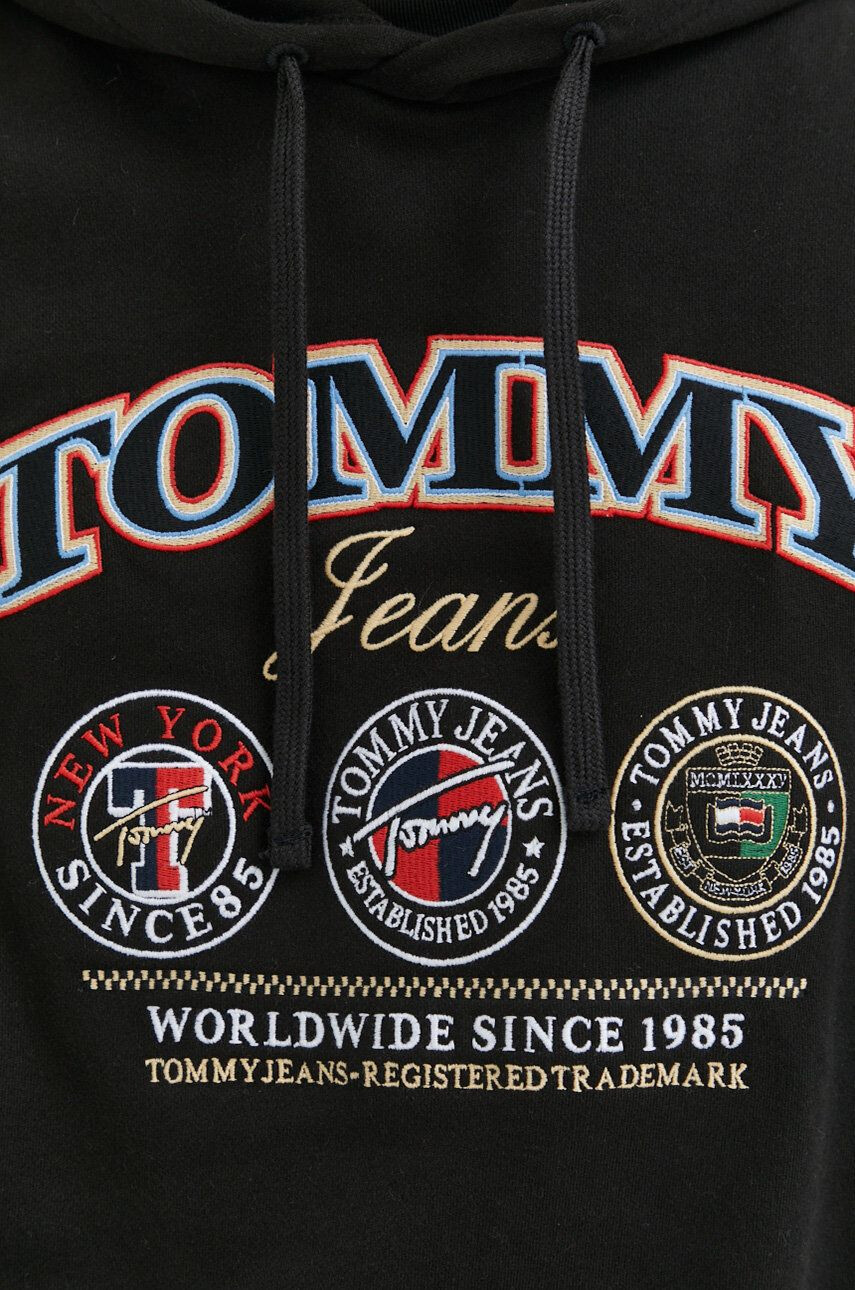 Tommy Jeans Bavlnená mikina pánska béžová farba s kapucňou jednofarebná - Pepit.sk