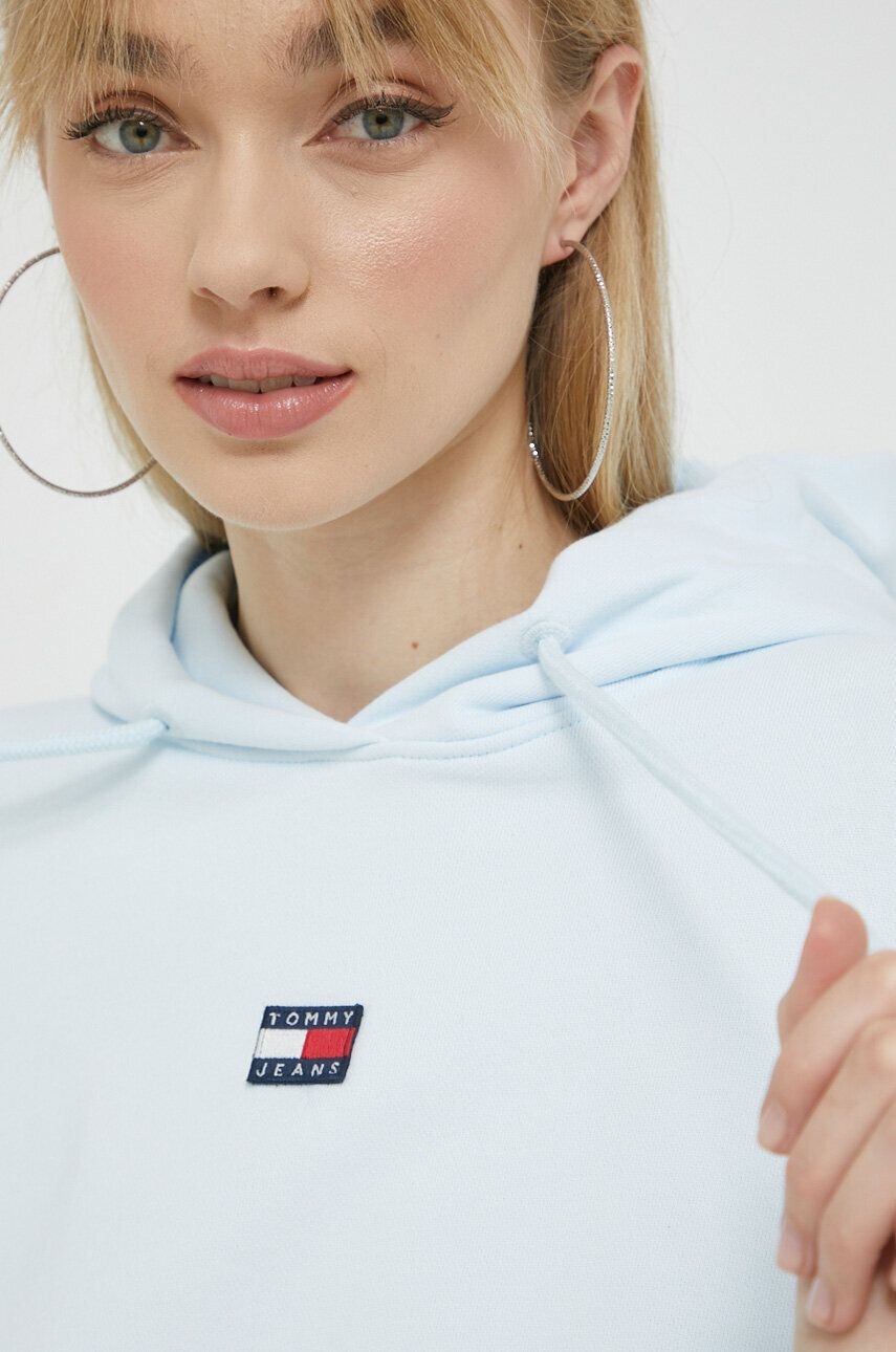 Tommy Jeans Bavlnená mikina dámska s kapucňou s nášivkou - Pepit.sk