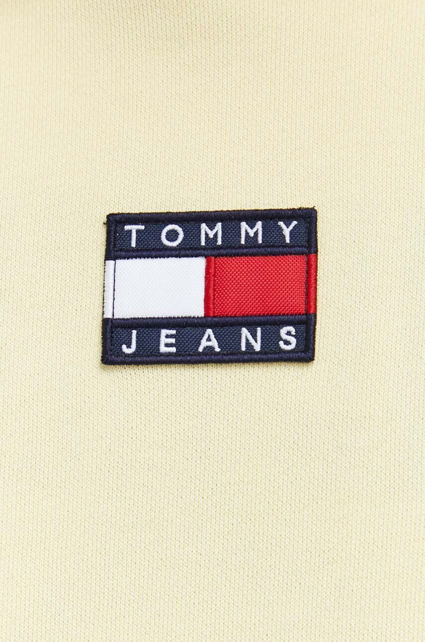 Tommy Jeans Bavlnená mikina dámska biela farba jednofarebná - Pepit.sk