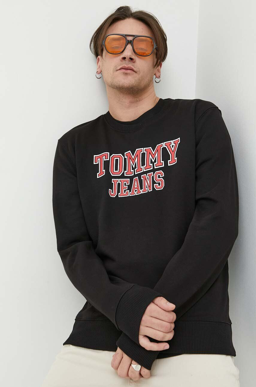 Tommy Jeans Bavlnená mikina dámska biela farba jednofarebná - Pepit.sk