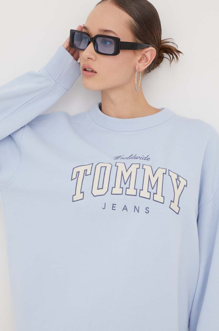 Tommy Jeans Bavlnená mikina dámska s nášivkou - Pepit.sk